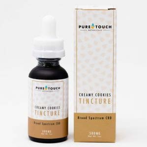 CBD Oil Tincture - Cookies & Cream | Pure Touch Botanicals