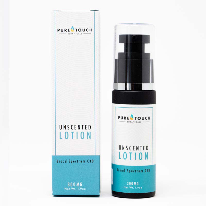 CBD Lotion 300mg - Unscented | Pure Touch Botanicals