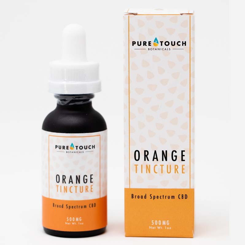 CBD Oil Tincture - Orange | Pure Touch Botanicals