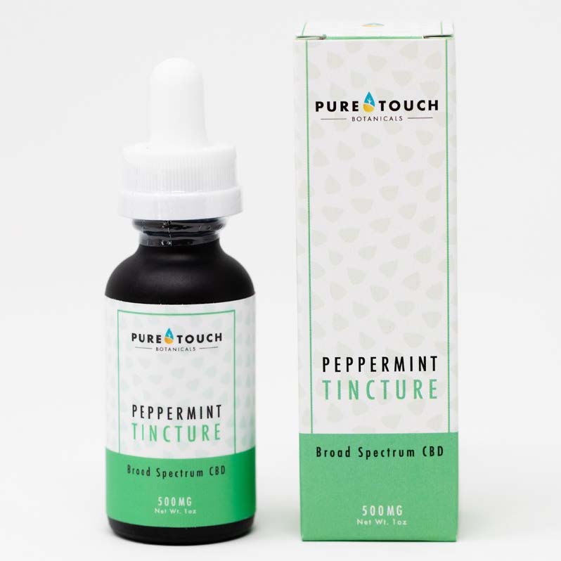 CBD Oil Tincture - Peppermint | Pure Touch Botanicals